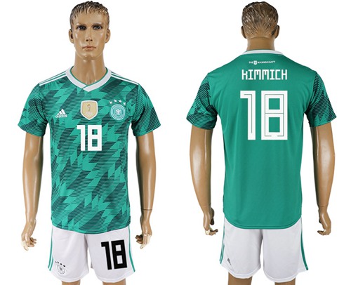 Germany #18 Kimmich Away Soccer Country Jersey - Click Image to Close